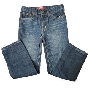 Arizona Jean Company, girls jeans, size 5, dark denim